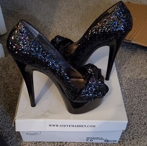 Hot Glitter Platform Heels